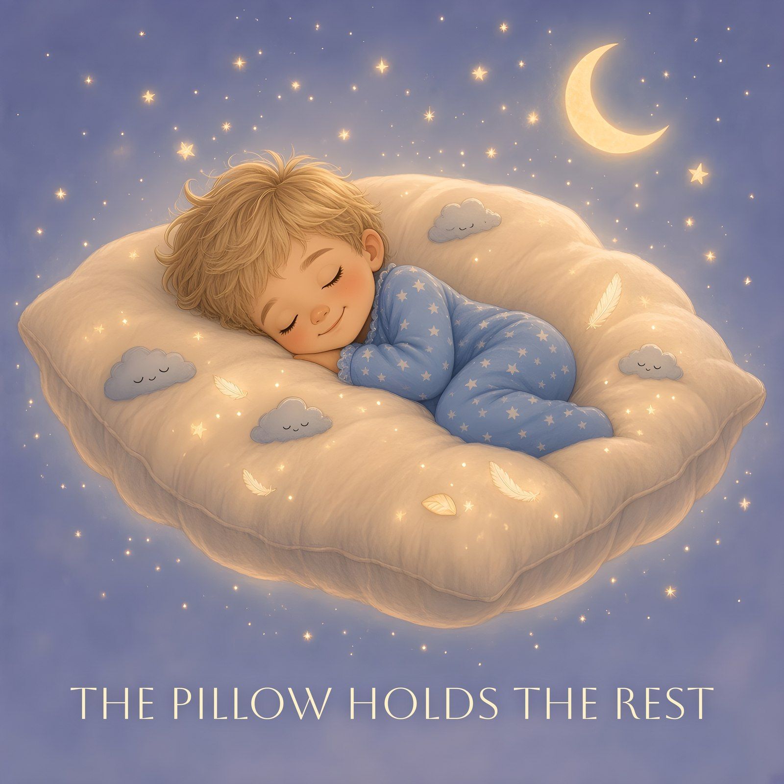 The Pillow Holds the Rest pillow