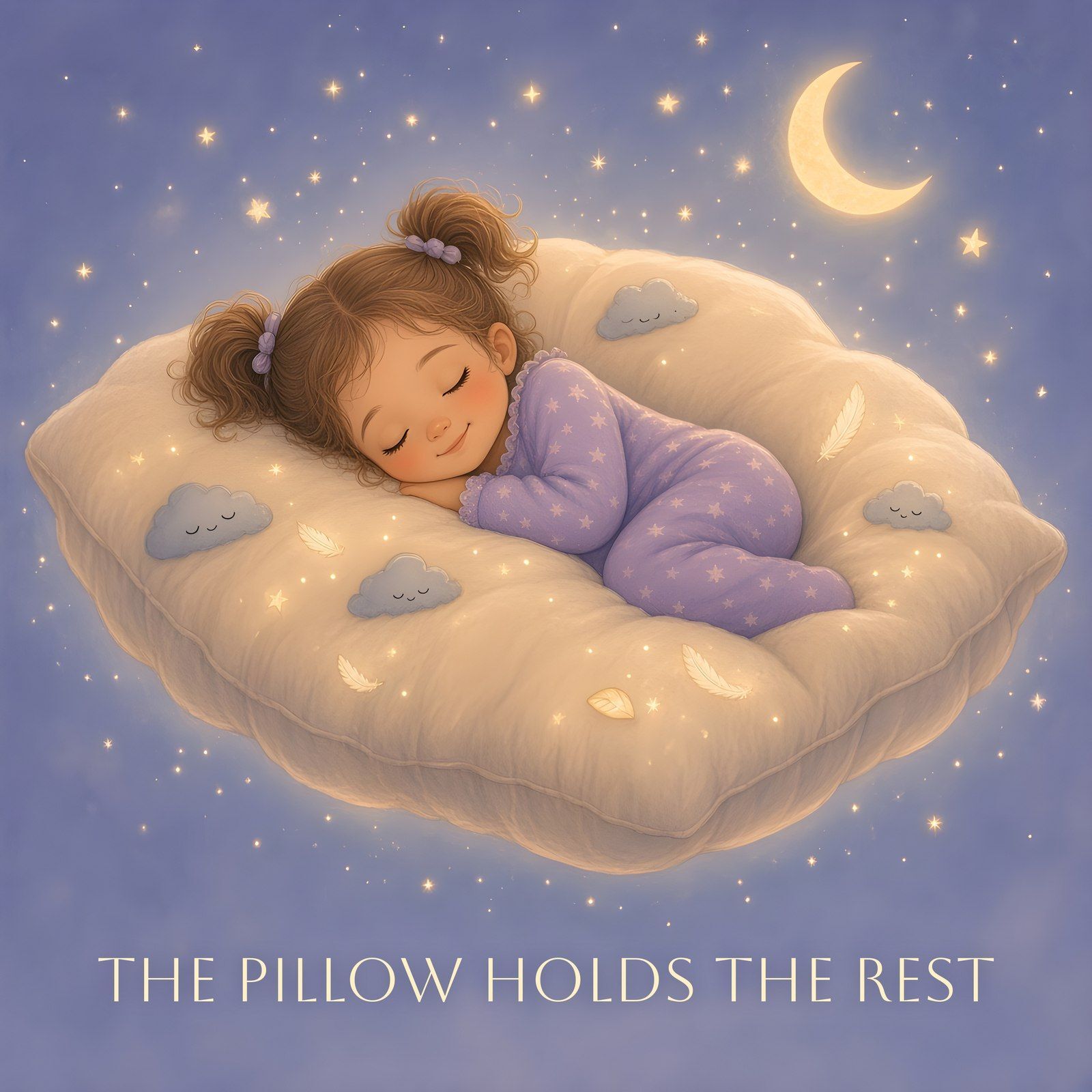 The Pillow Holds the Rest pillow